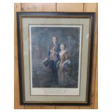 Courtship of George & Martha Washington Print