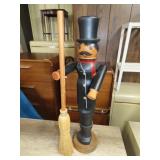 Wooden German Incense Smoker Figurine - 27"