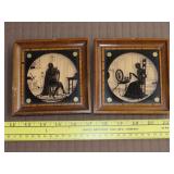 Pair of Framed Silhouettes