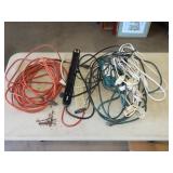 Lot of Drop Cords & Surge Protectors