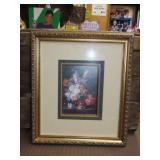 Framed Floral Wall Art - 13"x15"