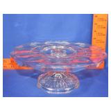 Glass Cake Stand - 10"