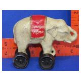 Cast Iron Elephant Bank
