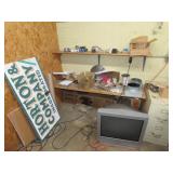 Corner Lot - File Cabinet & Misc
