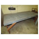 Metal Top Shop Table 39 by 91 32 Tall