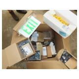 Box of HVAC Harware Items