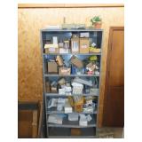 Metal SHelf & Contents