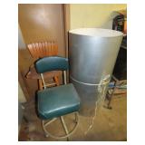 Roll of Duct Metal & Stools