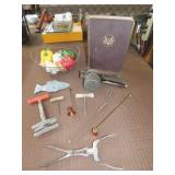 Table Lof of Vintage Kitchenware