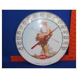 Norman Rockwell Coca Cola Thermometer - 12"