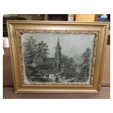 Antique Framed Print - 24x19