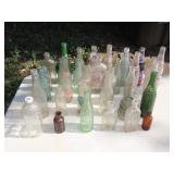 Lot of Old Glass Drink/Medicine Bottles
