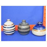 Three Pieces of Small Pottery