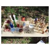 Lot of Old Glass Bottles