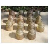 Lot of Glass Insulators