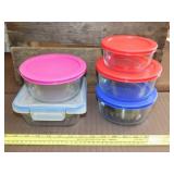 Pyrex Glass Storage Containers