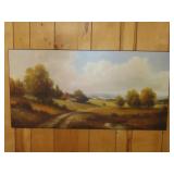 Landscape Scene Wall Art - 39"x20"