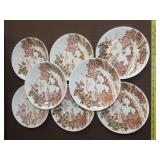 Eight Ucagco Royal Vista Bowls - 7.5"