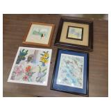 Four Pieces of Wall Art
