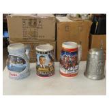 Four Beer Mugs