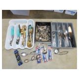 Lot of Flatware & Collector Spoons