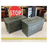 Two Ammo Cans