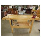 Wood Work Bencg w/ 4" Craftsman Vice