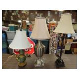 3 Table Lamps