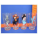 4 Looney Tunes Character Glasses