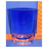 Cobalt Blue Art Glass Vase