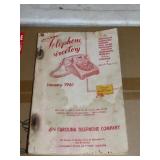 1961 Union/Anson County NC Telephone Directory