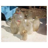 Lot of Milk Bottles