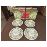 Two Sets of Christmas China