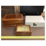 Three Jewelry Boxes