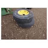 10.00 x 16 4 Rib Tires and 8 Bolt Rims Like New