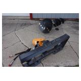 Unused 2024 Skid Steer Auger Drive & Bit Atts 12"