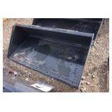 Unused 2024 Skid Steer Track Duty Bucket  Attachms