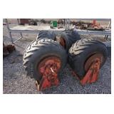 4 Large Castor Tires