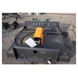 Unused 2024 Skid Steer Brush Cutter Attachment