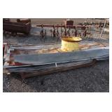 Pallet of Old Barn Steel