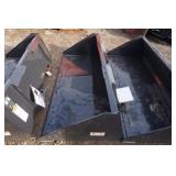Unused 2024 Skid Steer Track Duty Bucket  Attachms