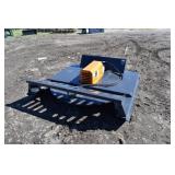 Unused 2024 Skid Steer Brush Cutter Attachment