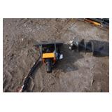 Unused 2024 Mini Skid Steer Auger Drive & Bit Atts