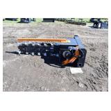 Unused 2024 Skid Steer Trencher Attachment
