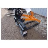 Unused 2024 Skid Steer Fork Grapple Attachment