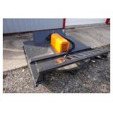 Unused 2024 Skid Steer Brush Cutter Attachment
