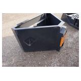 Unused 2024 Skid Steer Concrete Chuter Attachments