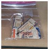 Sport Tickets Some Signed