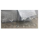 32 pc Lenox crystal goblets