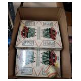 Box of collection pockets and baseball